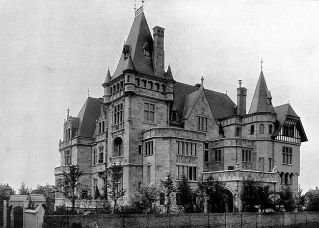 The Beit von Speyer villa. Built in 1901 (contemporary photograph taken in 1902)