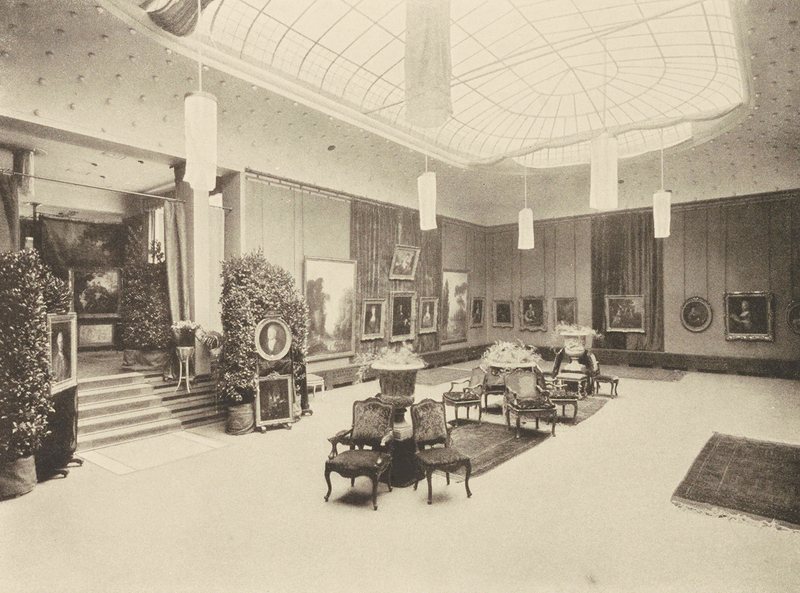 Ausstellungsräume der Galerie Heinemann, um 1910 Quelle: Zentralinstitut für Kunstgeschichte, Photothek, ZI-0945-08-00-125311